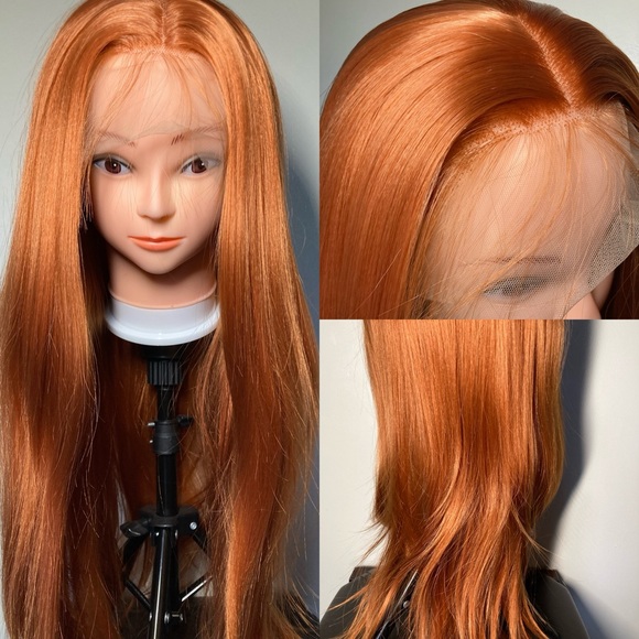 Ginger Copper Red Lace Front Wig - Picture 4 of 4